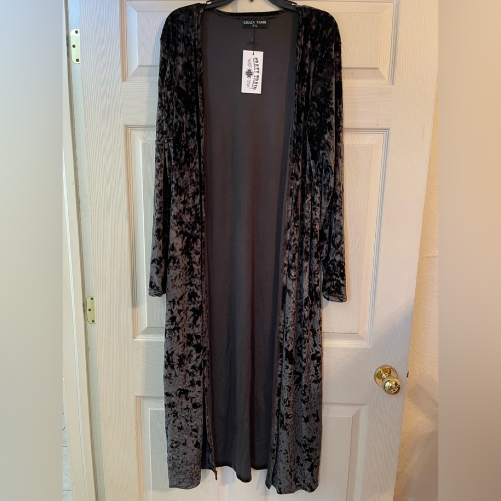 Crazy Train tall crushed kimono (xxl) NWT